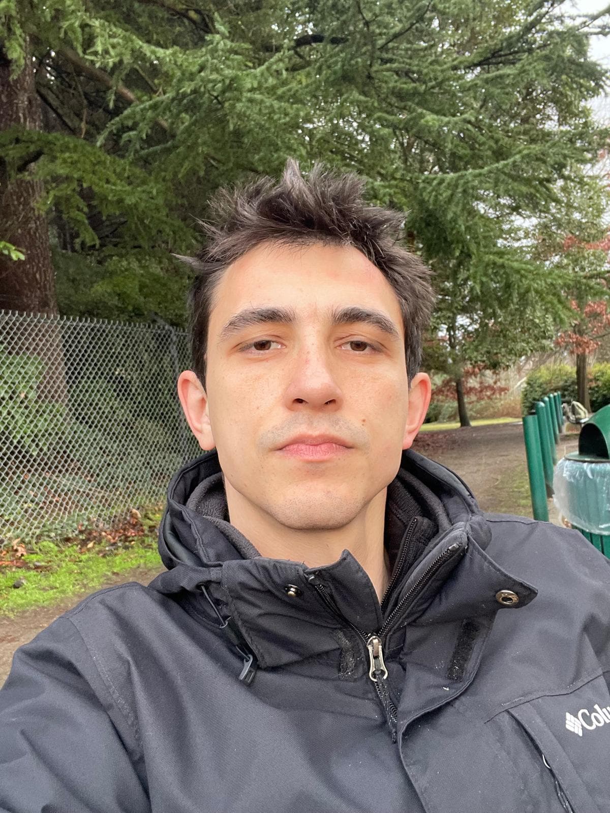 Yigit's original photo before AI portrait generation